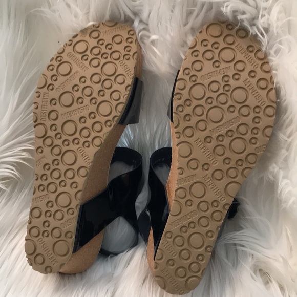 Mephisto Lissandra Platform Leather Sandals - Picture 3 of 7